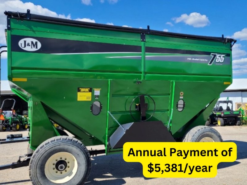 2023 J & M 755SD Gravity Box For Sale
