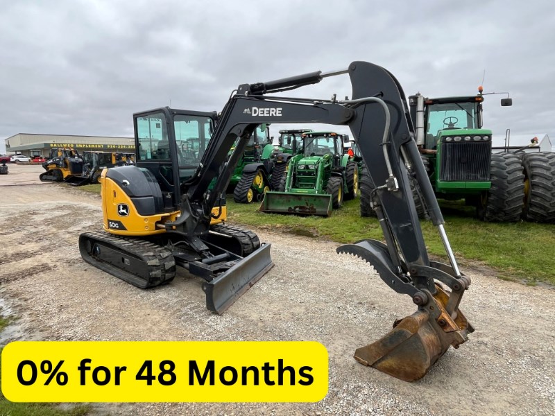 2021 John Deere 50G Excavator-Mini For Sale