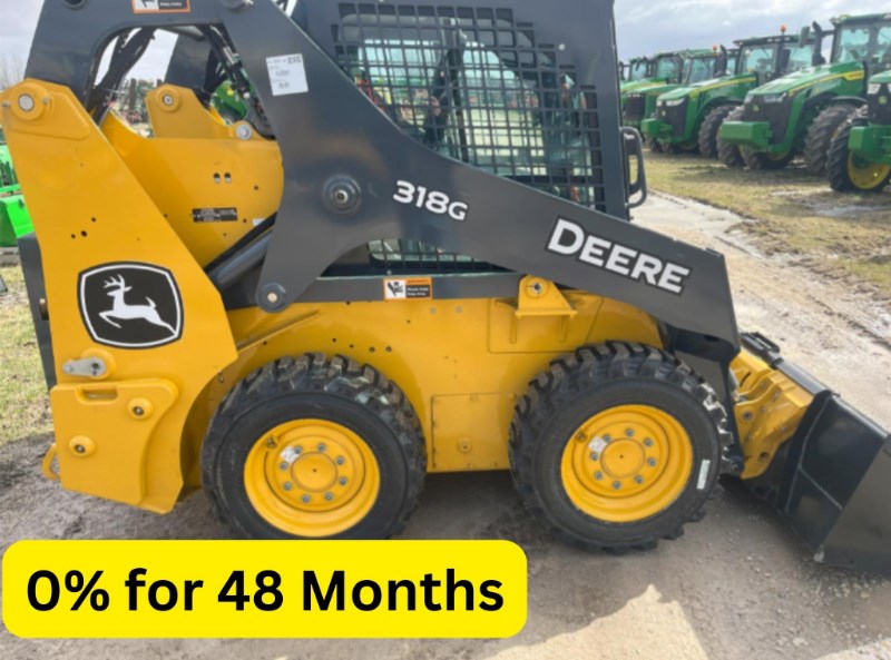 2024 John Deere 318G Skid Steer For Sale