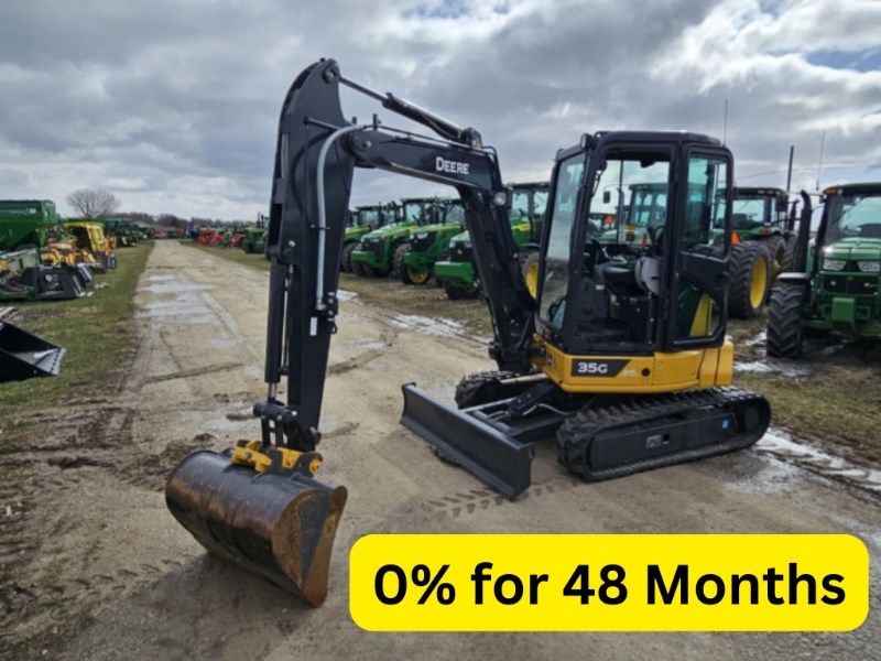 2022 John Deere 35G Excavator-Mini For Sale