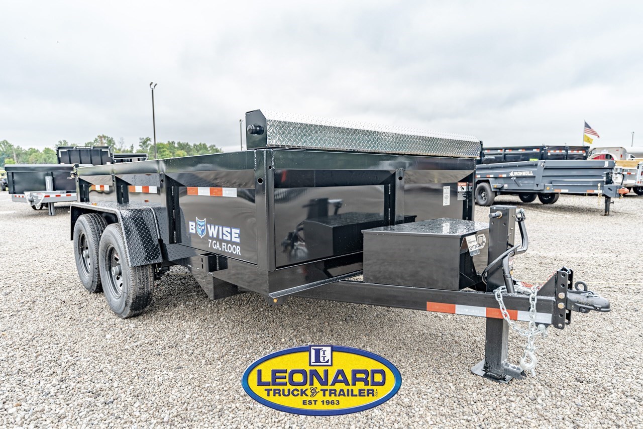 2025 BWISE DT712LP-LE-14 Dump Trailer For Sale