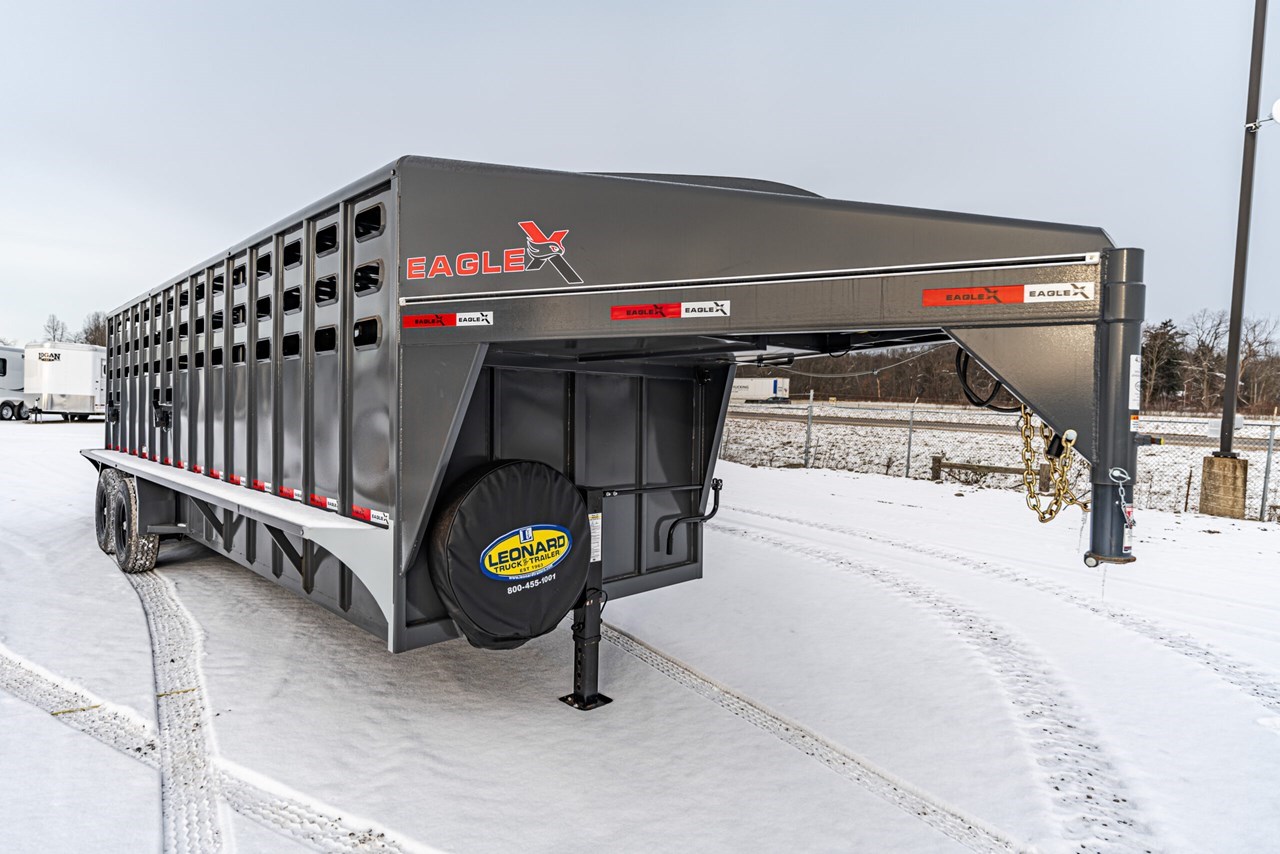 2024 Eagle X Trailers EXT2480GN14K Stock Trailer For Sale