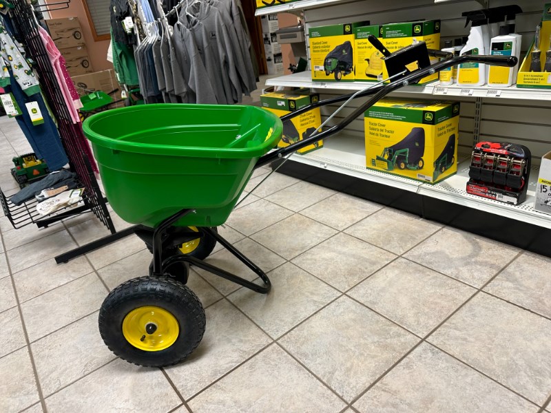 John Deere 130 LBS . – Push Broadcast Spreader - LP67699 Misc. Grounds Care For Sale