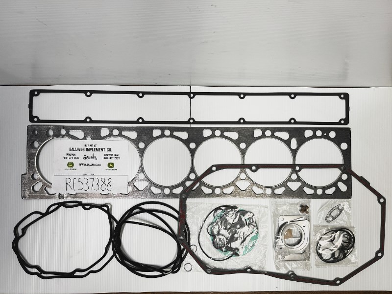 John Deere RE537388 Tractor Engine Cylinder Head Gasket Kit Parts For Sale